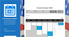 Desktop Screenshot of israeladvocacycalendar.com